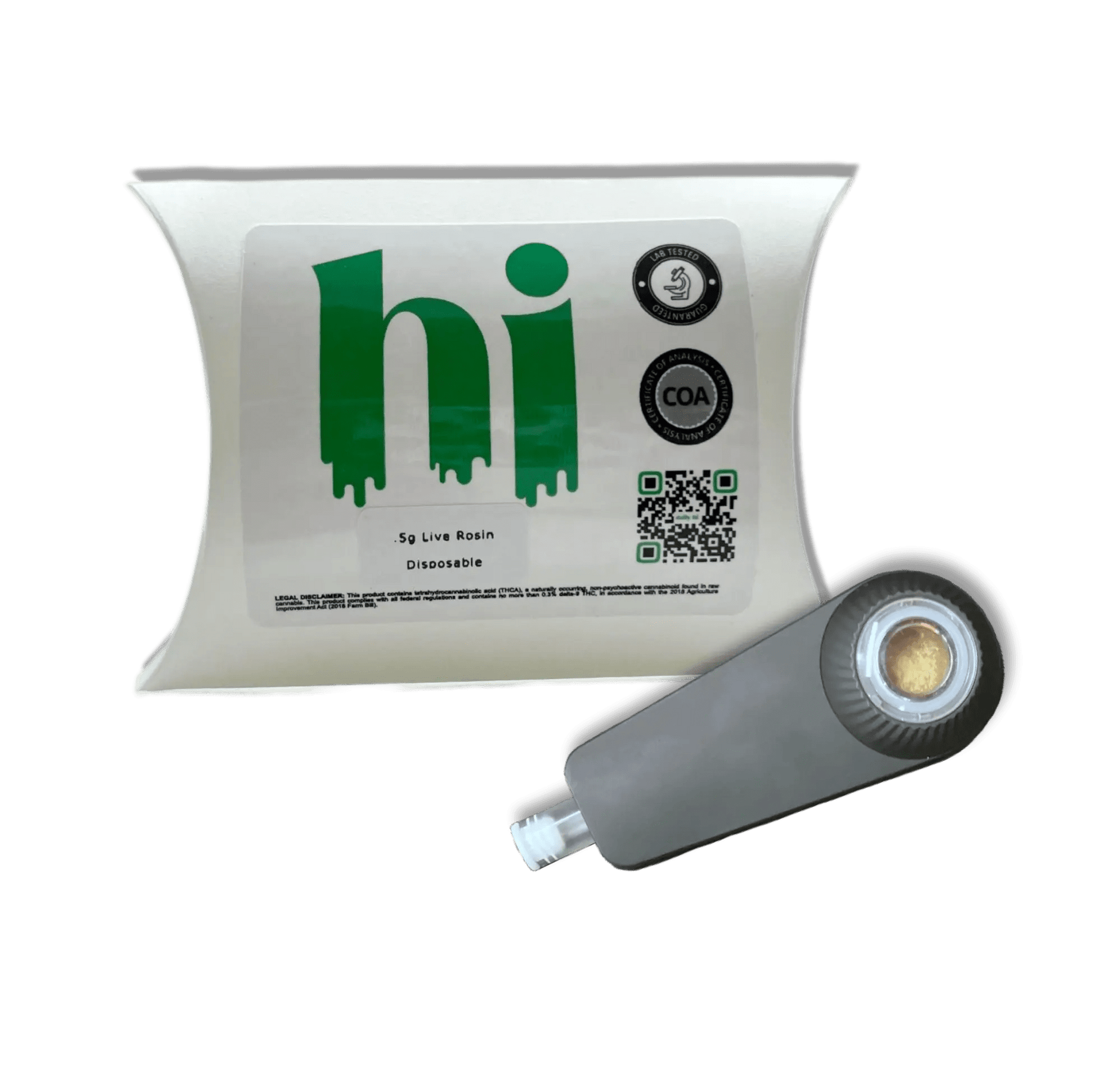 Chocolate Kush x Blackberry Kush – 0.5g Live Rosin Disposable - Daily Hi