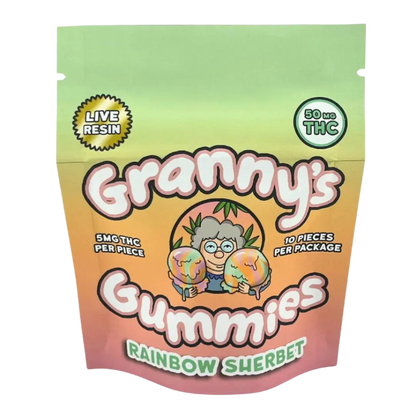 Rainbow Sherbert - 50mg Gummies - Daily Hi