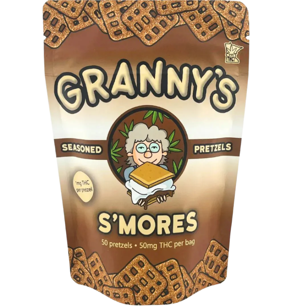 Granny's - S'mores - 50mg Pretzels - Daily Hi