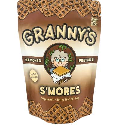 Granny's - S'mores - 50mg Pretzels - Daily Hi